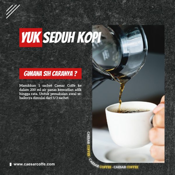 Caesar Coffee Minum Sekali On Berkali-Kali